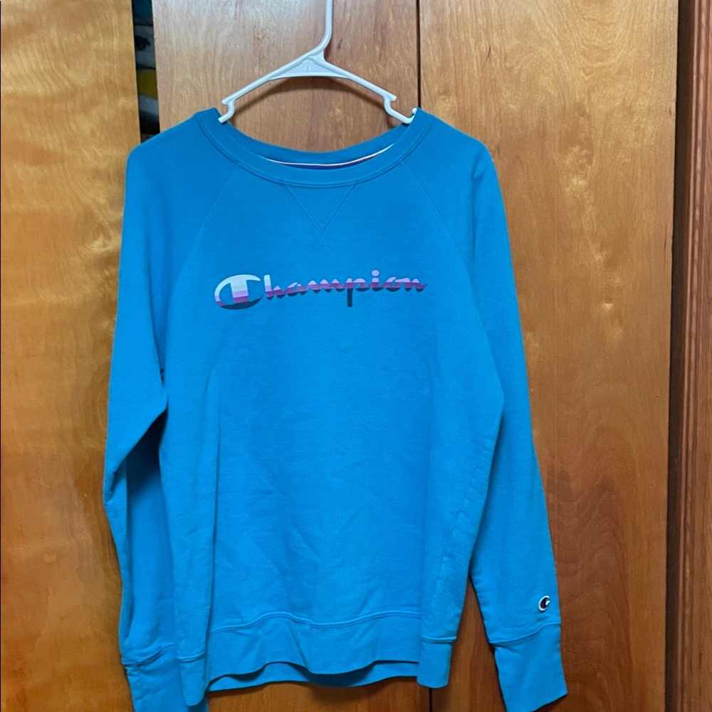Champion Teal Crewneck Sweatshirt
